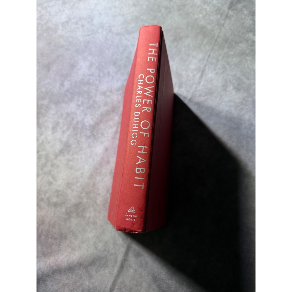 The Power of Habit Charles Duhigg Hardcover Random House Self-Help Book Red